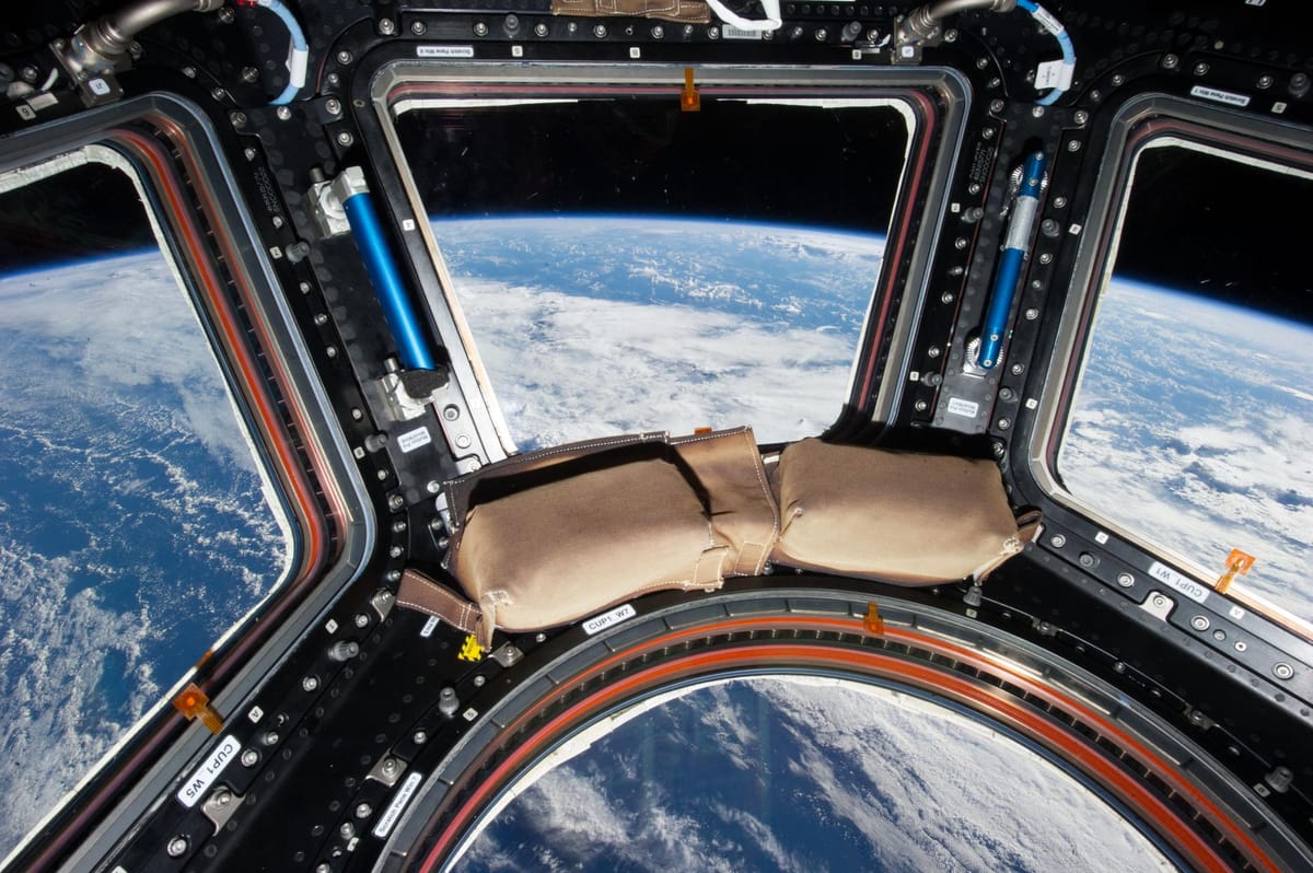 Cupola window by Karen Nyberg